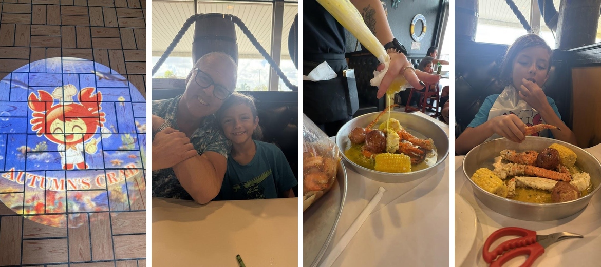 Autumn's Crab Menu
